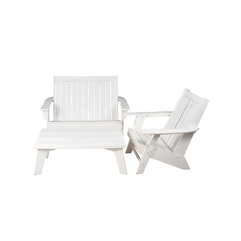 Conjunto Lateral de Jantar Adirondack ao Ar Livre