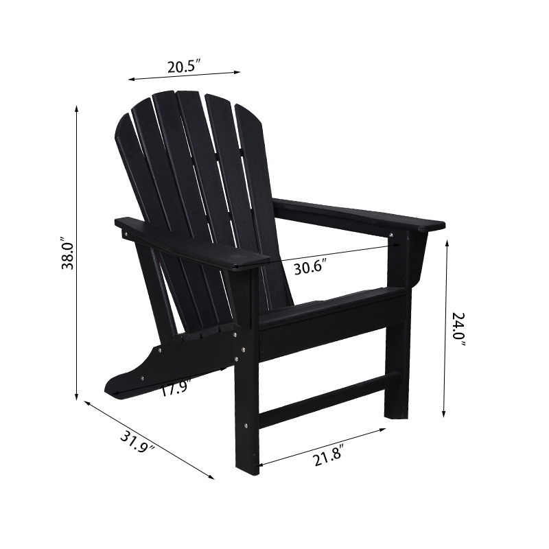 Fixar cadeira Adirondack e conjunto de mesa oval