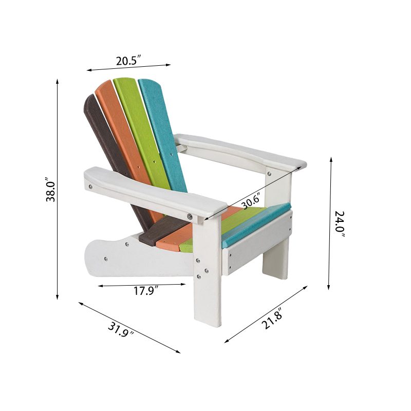 Cadeiras Adirondack para crianças